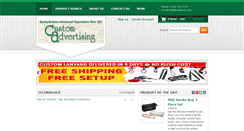 Desktop Screenshot of customadvertising.com
